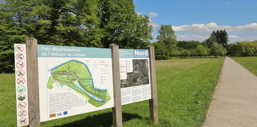 parc de l'abbaye de Liessies
